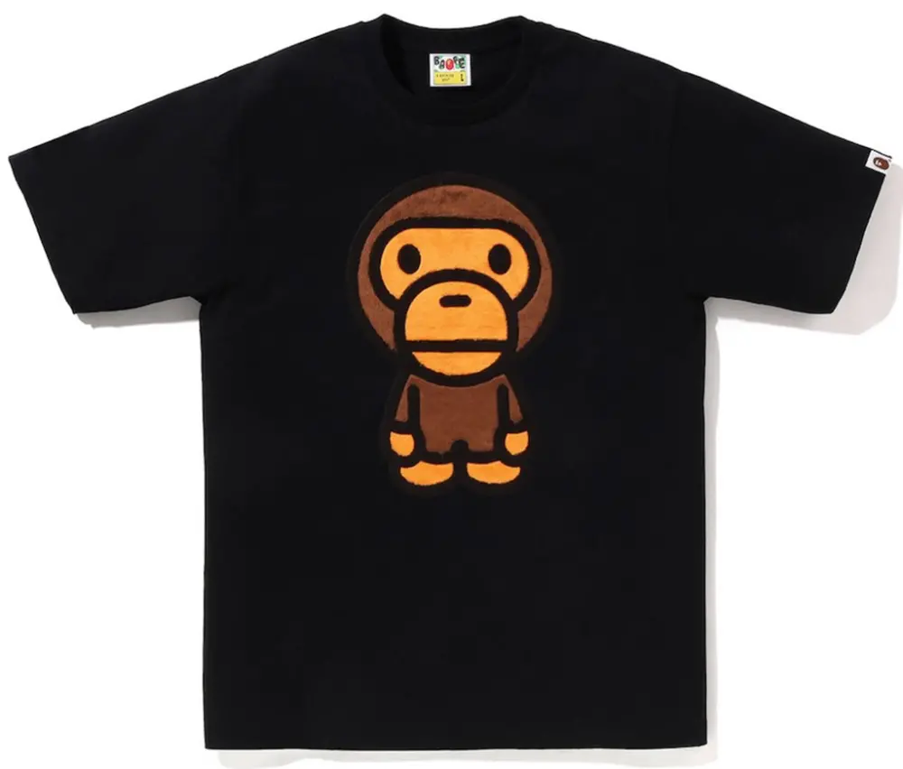 Áo Bape Boa Big Baby Milo Tee 'Black' 0ZXTEM00310SQ