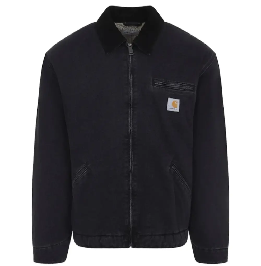 Áo Carharrtt WIP OG Detroit Jacket 'Black' I03587800E06