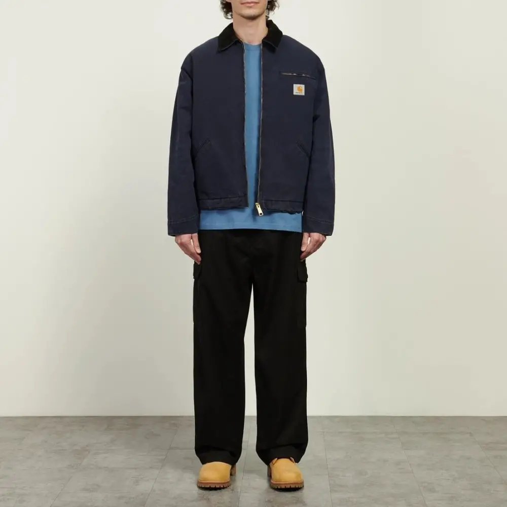 Alternative view of Áo Carhartt WIP OG Detroit Jacket 'Navy' I035614-0DI-4O