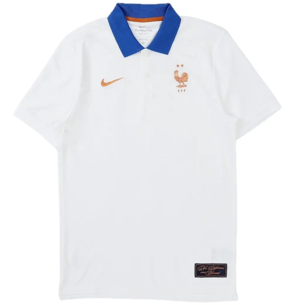 Áo Nike FFF France The Nike Polo 'White' IQ6429-100