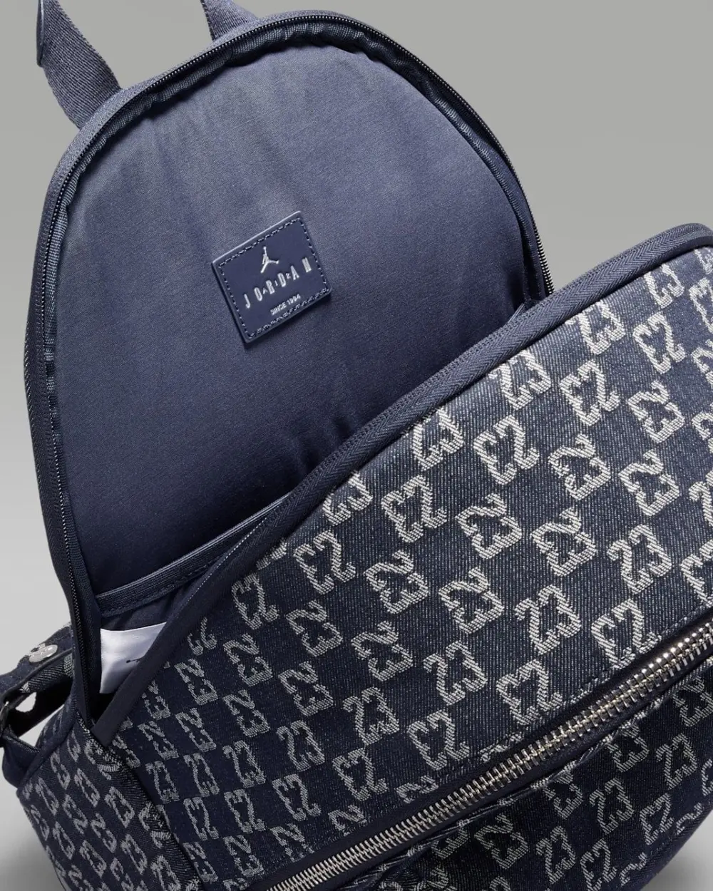Balo Nike Jordan Monogram Backpack 'Blue' MA9259-BHD - Ảnh 3