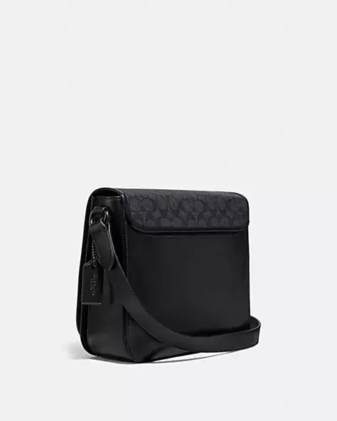 Alternative view of Túi Coach Gotham Messenger 27 in Signature 'Black' C2681-JICHR