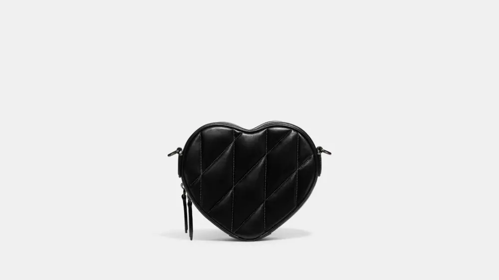 Alternative view of Túi Coach Heart Crossbody Quilting 'Black' CE725-V5BLK