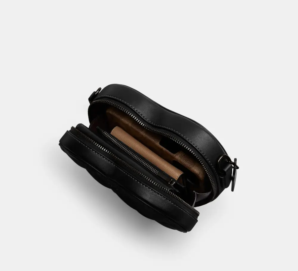 Túi Coach Heart Crossbody Quilting 'Black' CE725-V5BLK - Ảnh 3