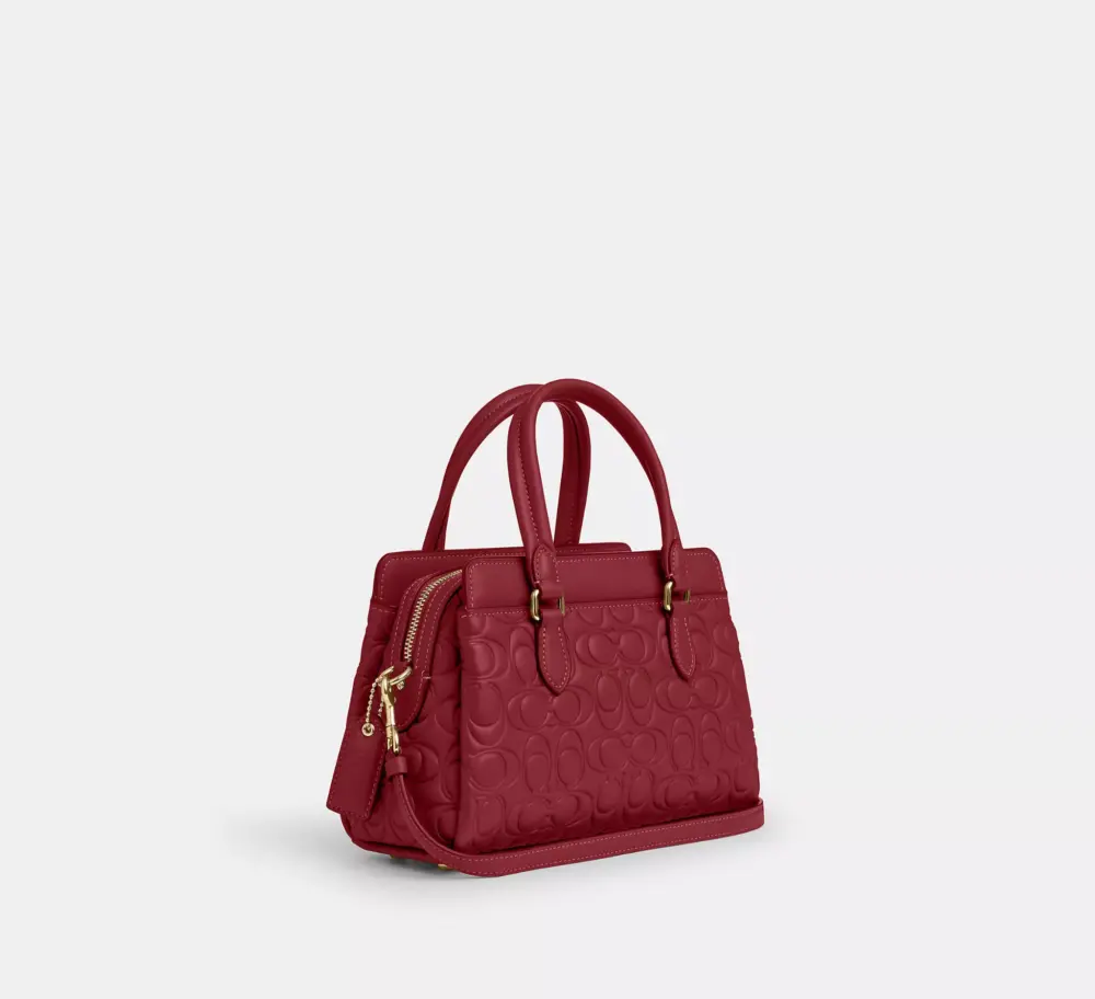 Alternative view of Túi Coach Mini Darcie Carryall Signature 'Cherry' CM050-IMCHE