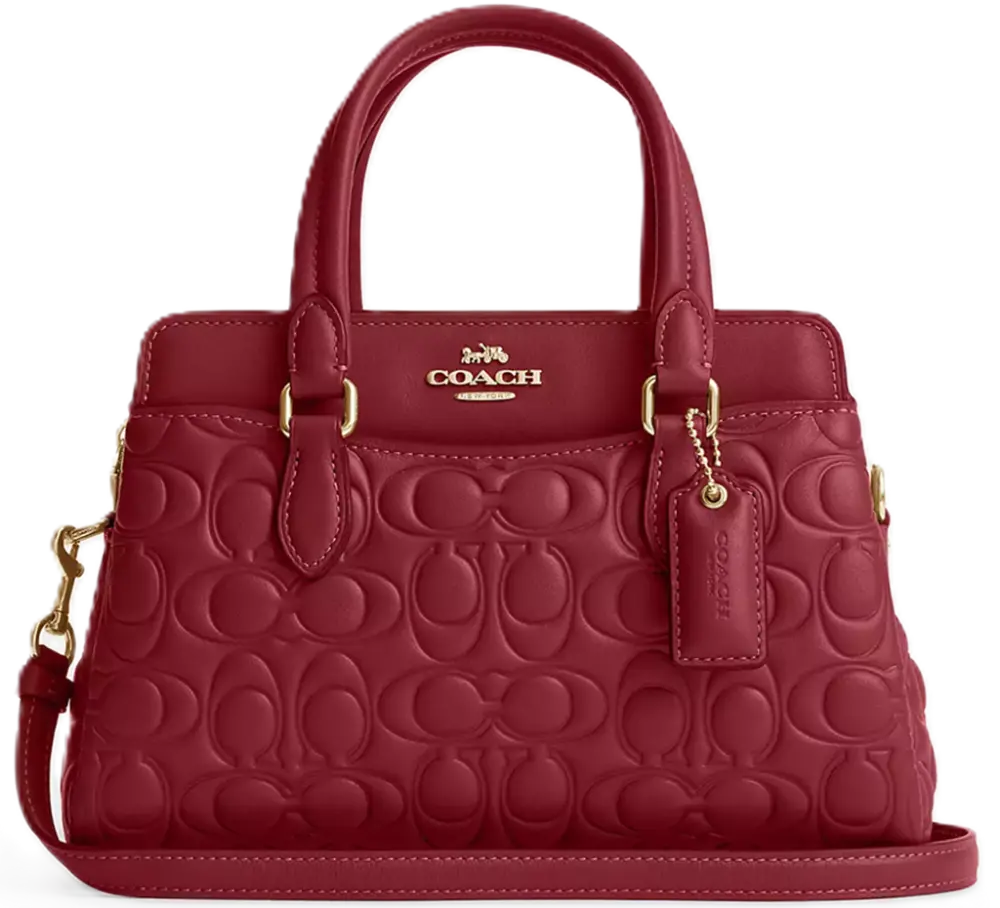 Túi Coach Mini Darcie Carryall Signature 'Cherry' CM050-IMCHE