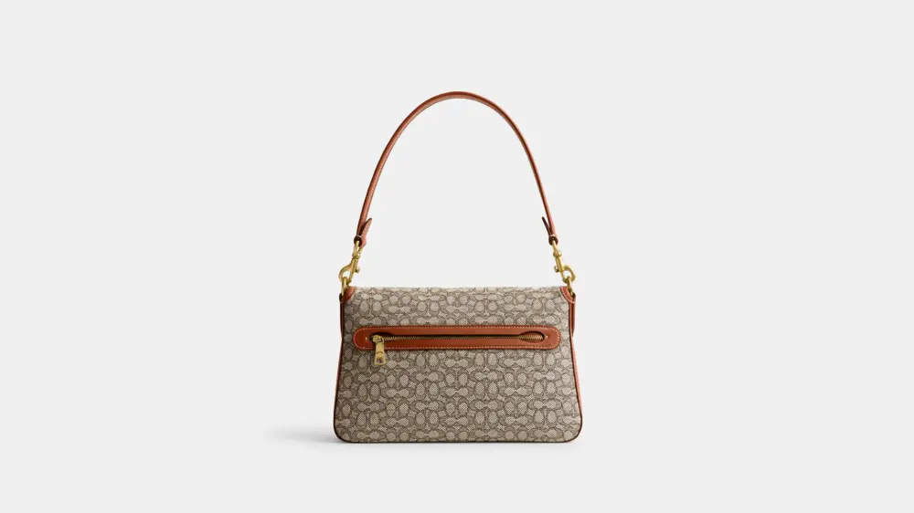 Túi Coach Soft Tabby Micro Signature Jacquard 'Beige' CM536-B4TA7 - Ảnh 4