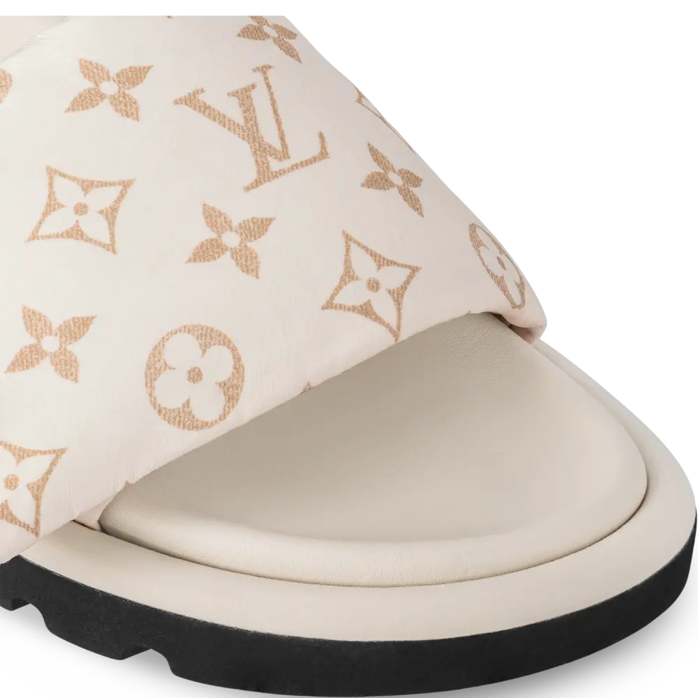 Alternative view of Dép Louis Vuitton Pool Pillow Flat Comfort Mules 'Beige' 1ACJZA