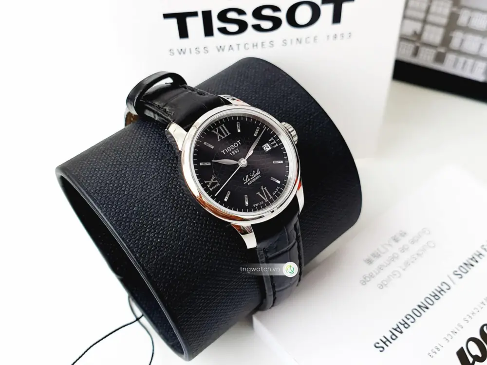 Đồng Hồ Nữ Tissot Le Locle Automatic 'Black' T41112357 - Ảnh 4