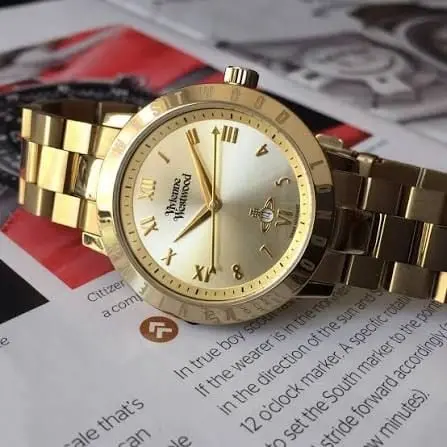 Đồng Hồ Vivienne Westwood Bloomsbury Gold Watch 'Gold' VV152GDGD - Ảnh 4