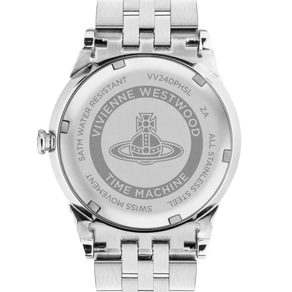 Đồng Hồ Vivienne Westwood Seymour Watch 'Peach Silver' VV240PHSL - Ảnh 3