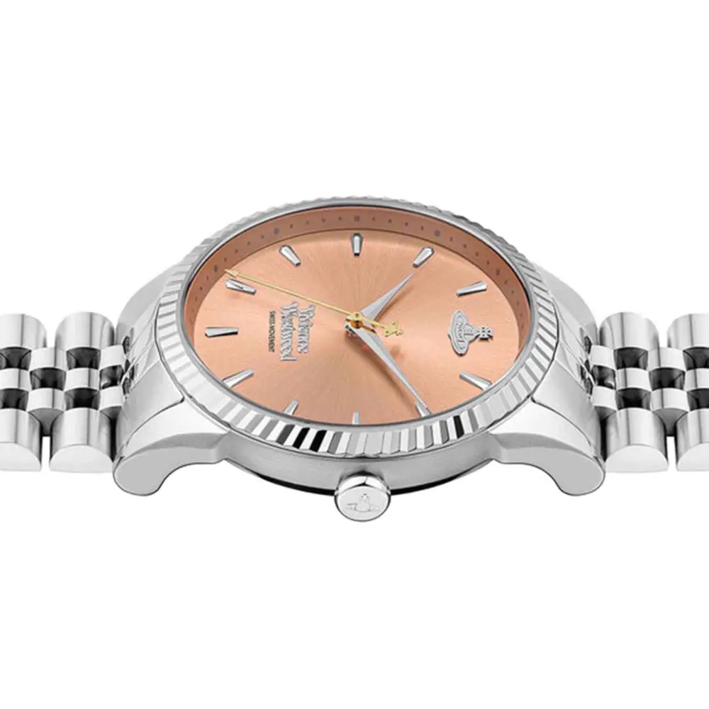 Đồng Hồ Vivienne Westwood Seymour Watch 'Peach Silver' VV240PHSL - Ảnh 4