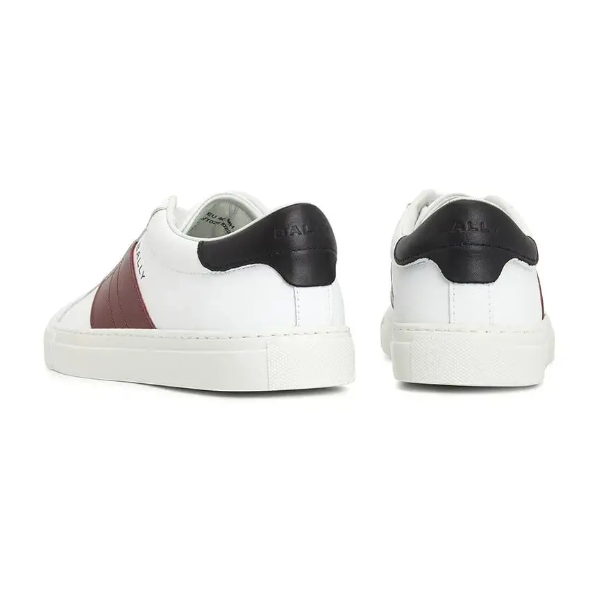 Giày Bally Leather Sneaker ‘White’ 6313271 - Ảnh 4