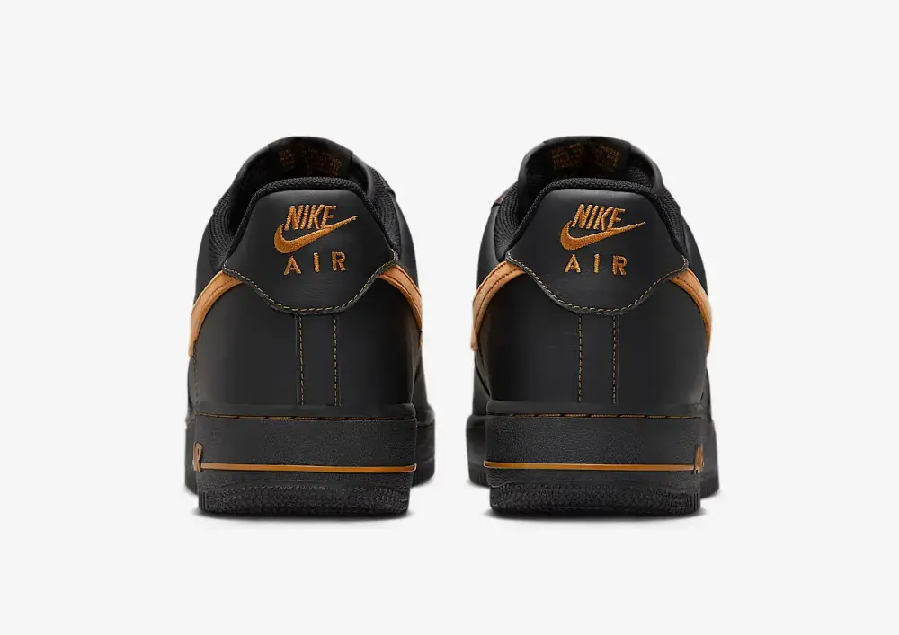 Giày Nike Air Force 1 'Black Orange' HQ2037-003 - Ảnh 6