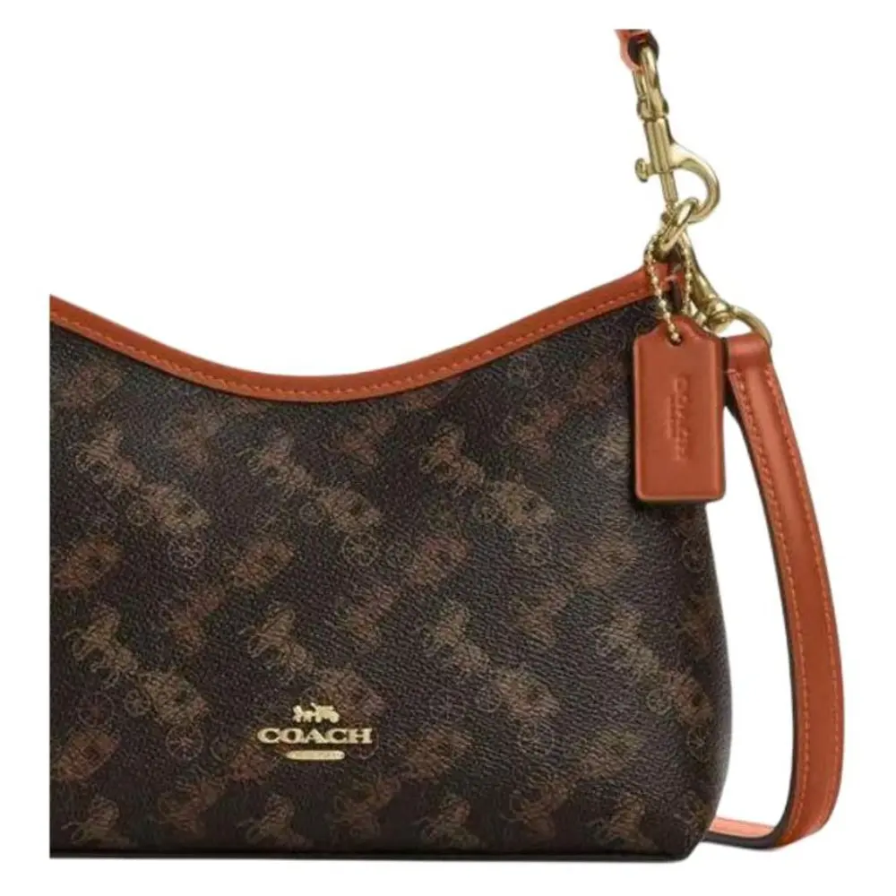 Alternative view of Túi Coach Laurel Shoulder 'Dark Brown' CCO37-IMS2K