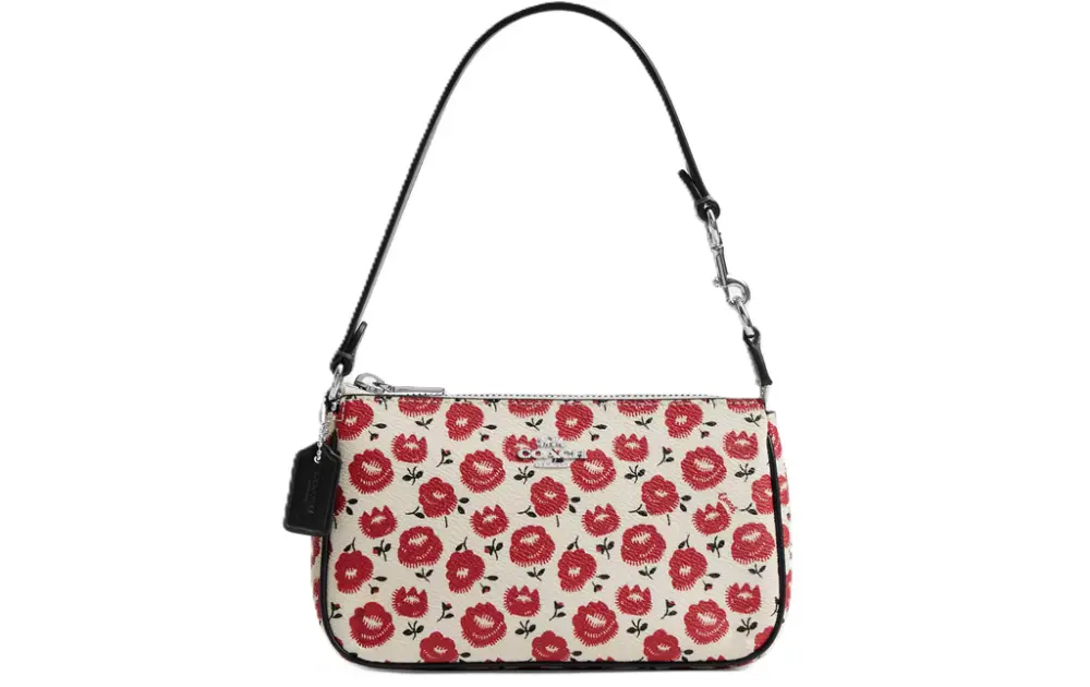Túi Coach Nolita 19 With Floral Print 'Chalk' cbm74-svwgz
