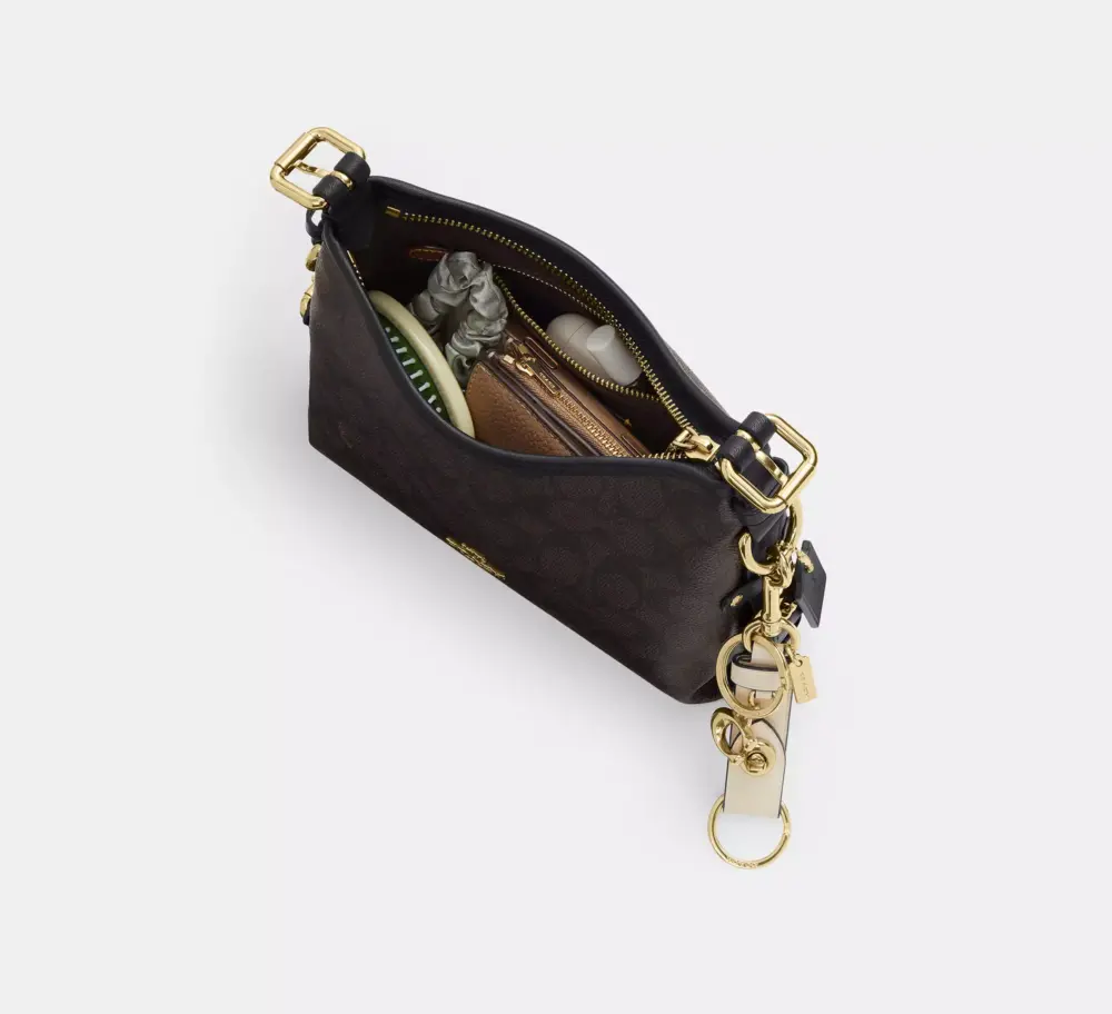 Túi Coach Laurel Shoulder 22 'Black' CFP26-IMXAQ - Ảnh 4