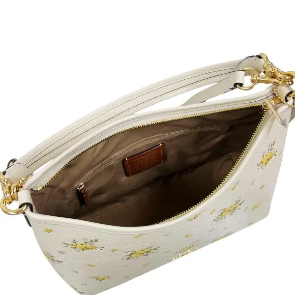Alternative view of Túi COACH Laurel Shoulder 'Chalk' CAL43-IMCAH