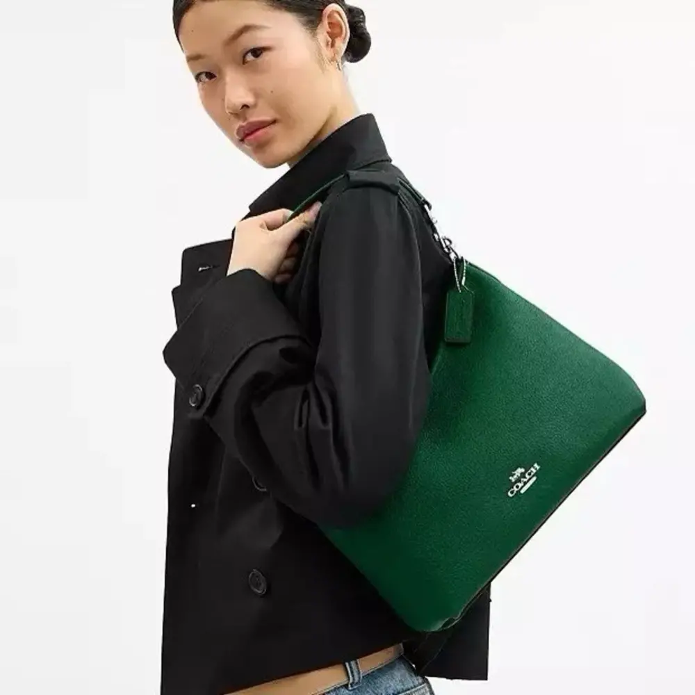 Túi Coach Laurel Shoulder 'Green' CR148-SVQRJ - Ảnh 5