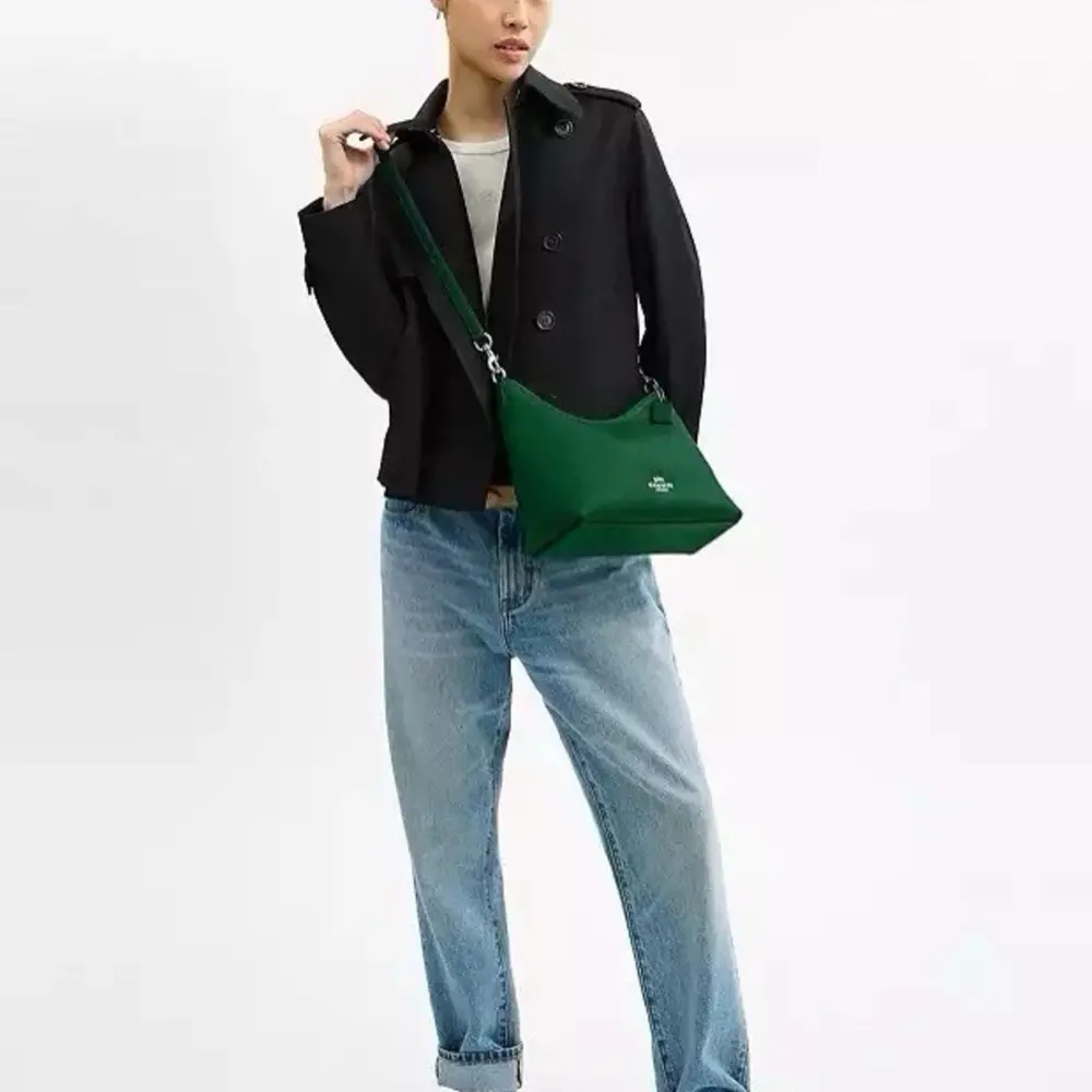 Túi Coach Laurel Shoulder 'Green' CR148-SVQRJ - Ảnh 4