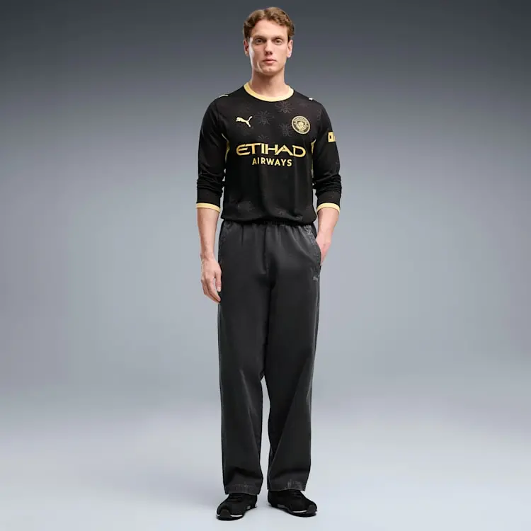 Áo Puma Manchester City Away 'Black-Flaxen' 784340-03 - Ảnh 3