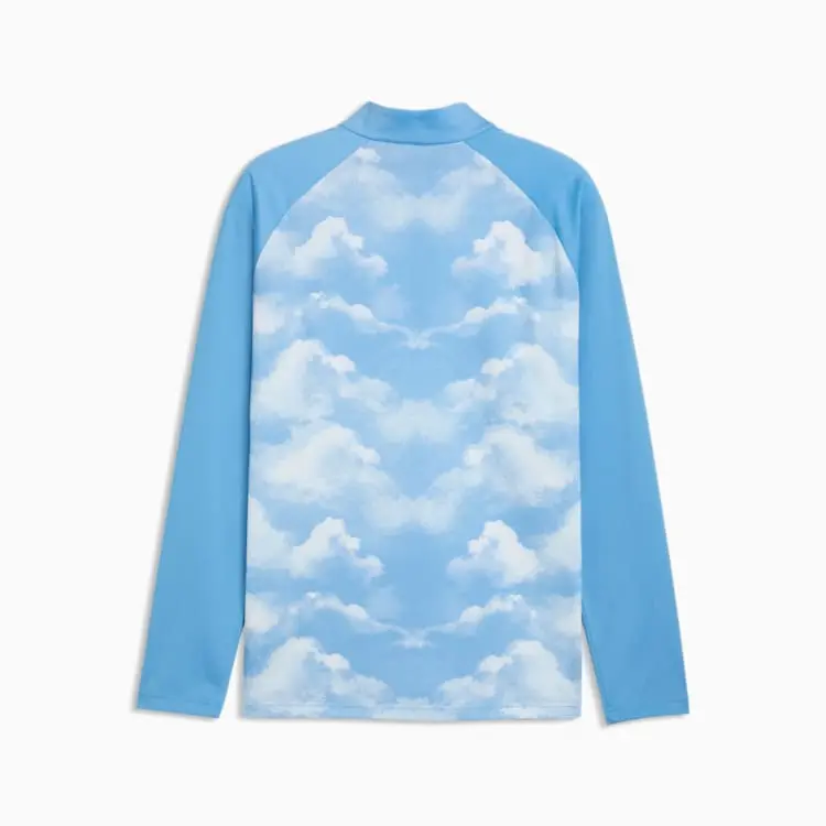 Alternative view of Áo Puma Manchester City Quarter-Zip Warmup Top 786254-15