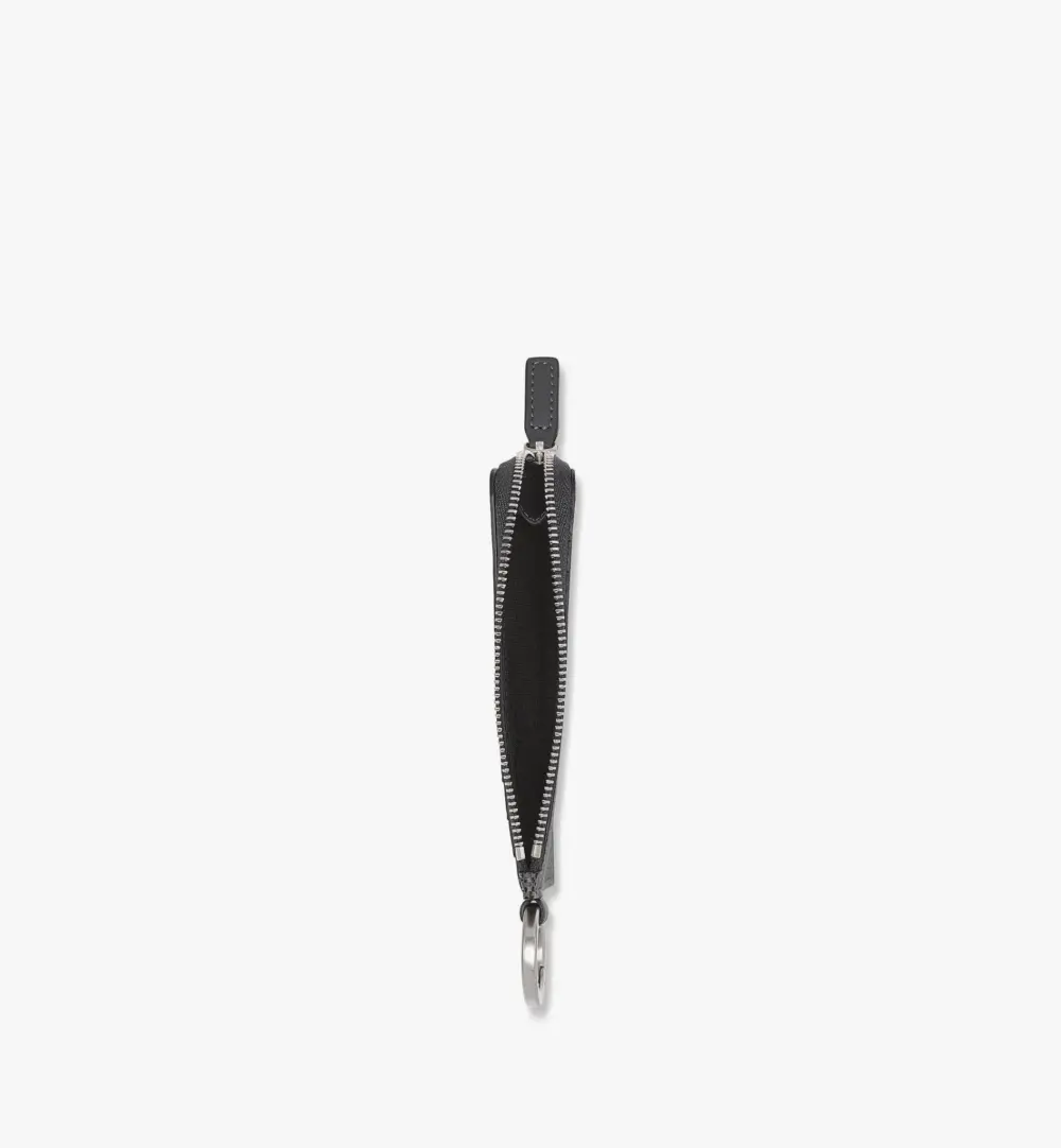 Alternative view of Ví MCM Himmel Lanyard Zip Card Case 'Grey' MXZESAC09ED001