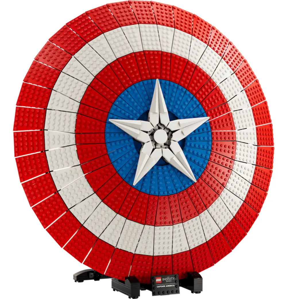Mô Hình Lego Captain America's Shield 76262