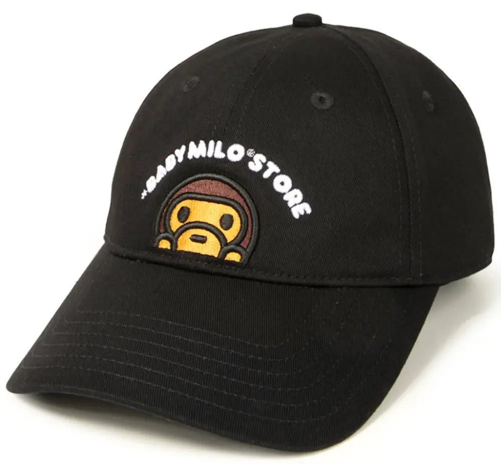 Mũ Bape Baby Milo Embroidered Cap 'Black' 0MXCPW4568XXR