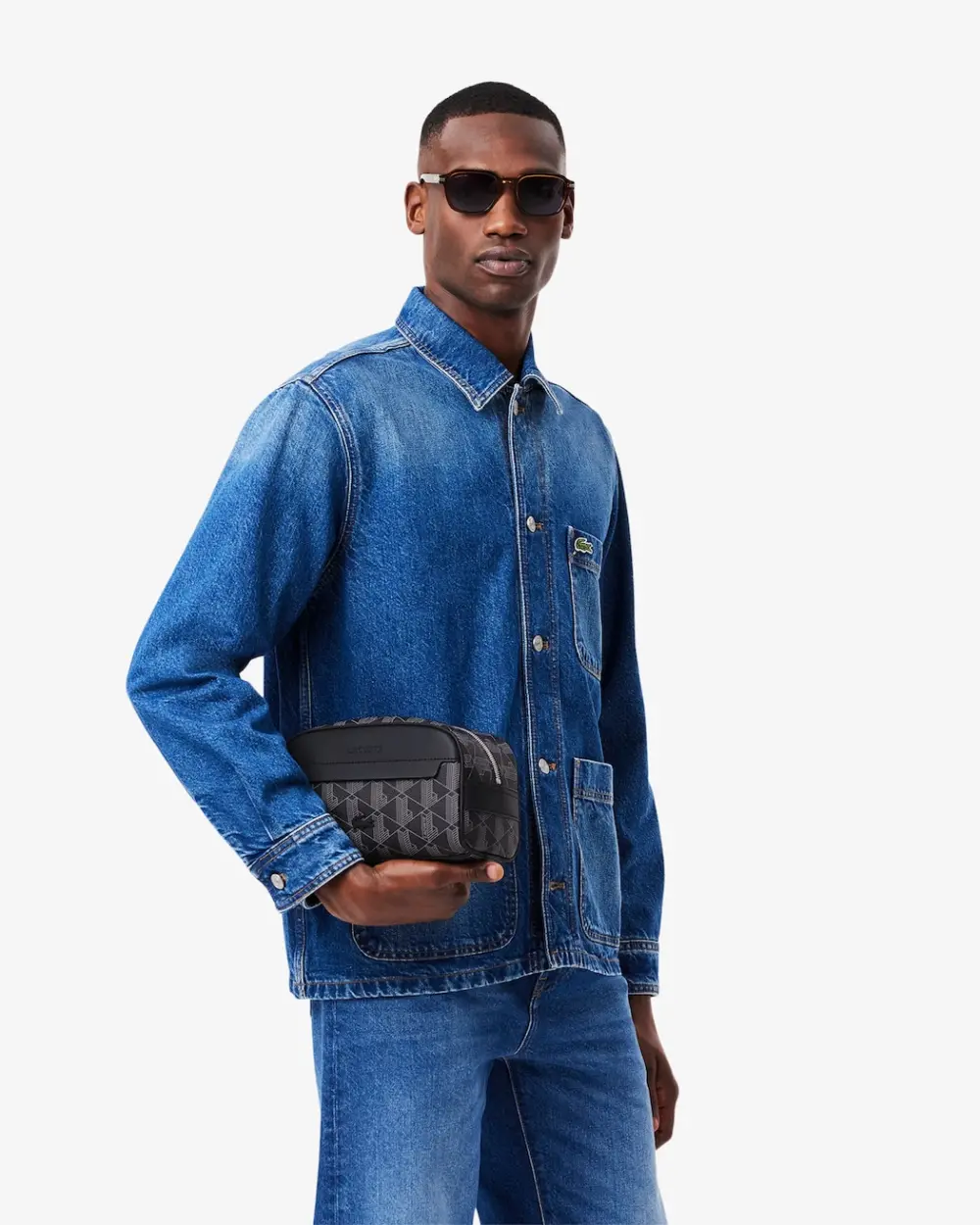 Alternative view of Túi Lacoste Classic Canvas Toiletry 'Black' NH4582LX-H45