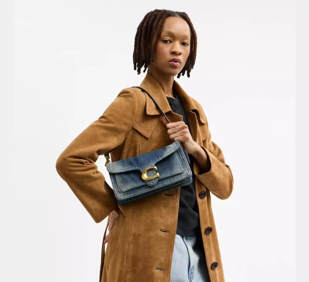 Túi Coach Tabby Shoulder Bag 26 'Dark Indigo' CCX32-B4YMW - Ảnh 3