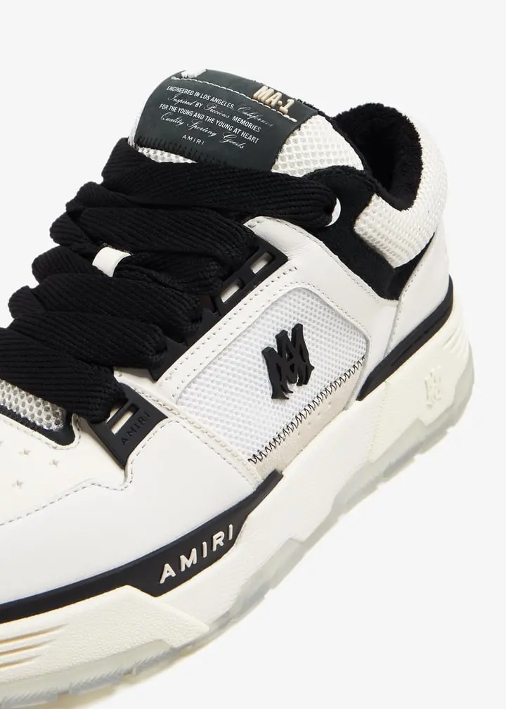 Alternative view of Giày Amiri MA-1 'White Black' PS24MFS018-111
