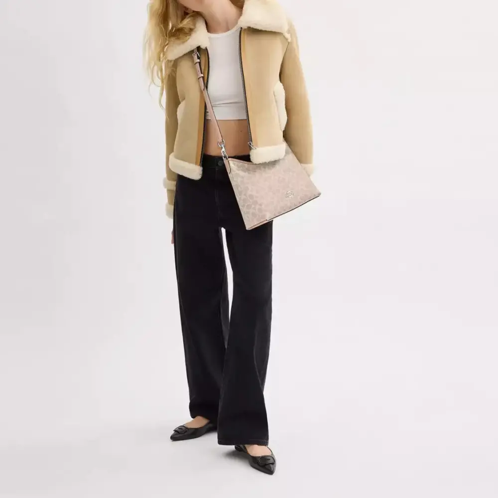 Túi Coach Laurel 31 Crossbody Shoulder Bag ‘Beige’ CEY95-SVPWH - Ảnh 5