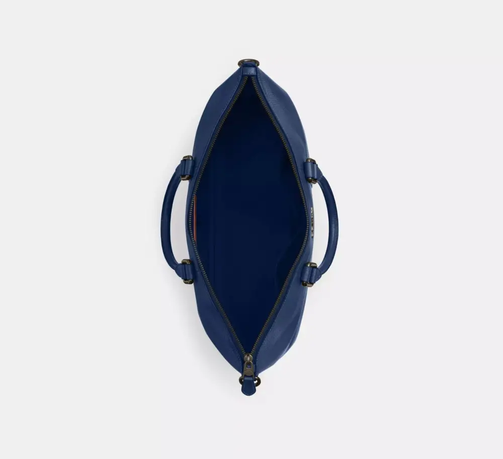 Túi Coach Caleb Work Bag 'Deep Blue' CY769-QBDEB - Ảnh 4