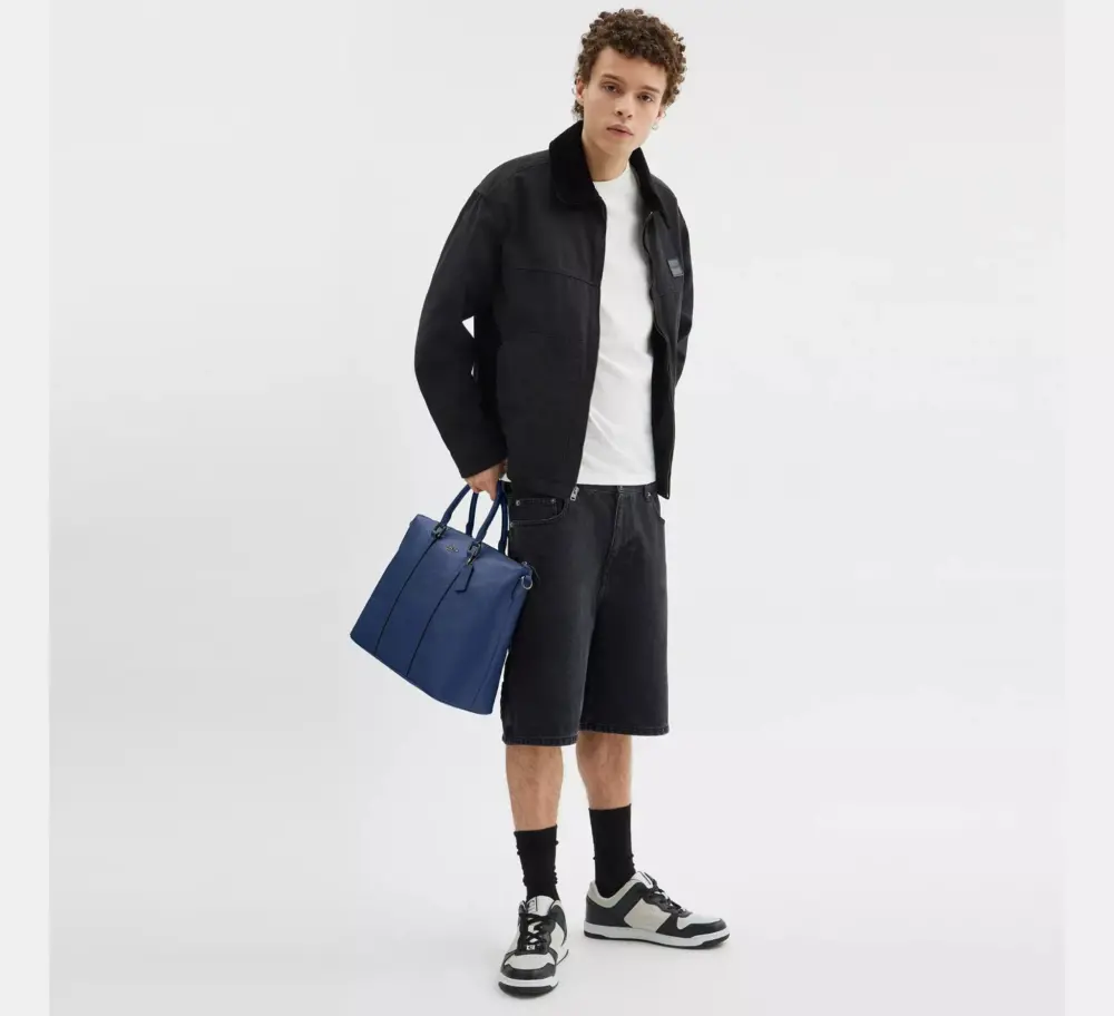 Alternative view of Túi Coach Caleb Work Bag 'Deep Blue' CY769-QBDEB