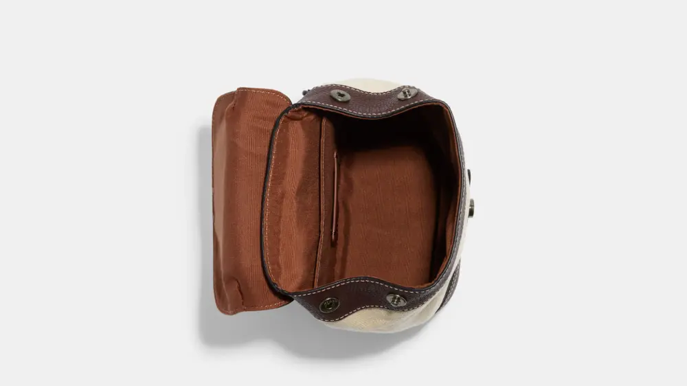 Túi Coach Hudson Small Pack 'Dark Teak' CH074-QBVFX - Ảnh 3