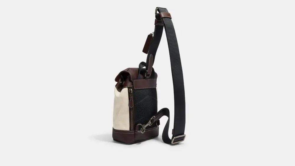 Túi Coach Hudson Small Pack 'Dark Teak' CH074-QBVFX - Ảnh 4