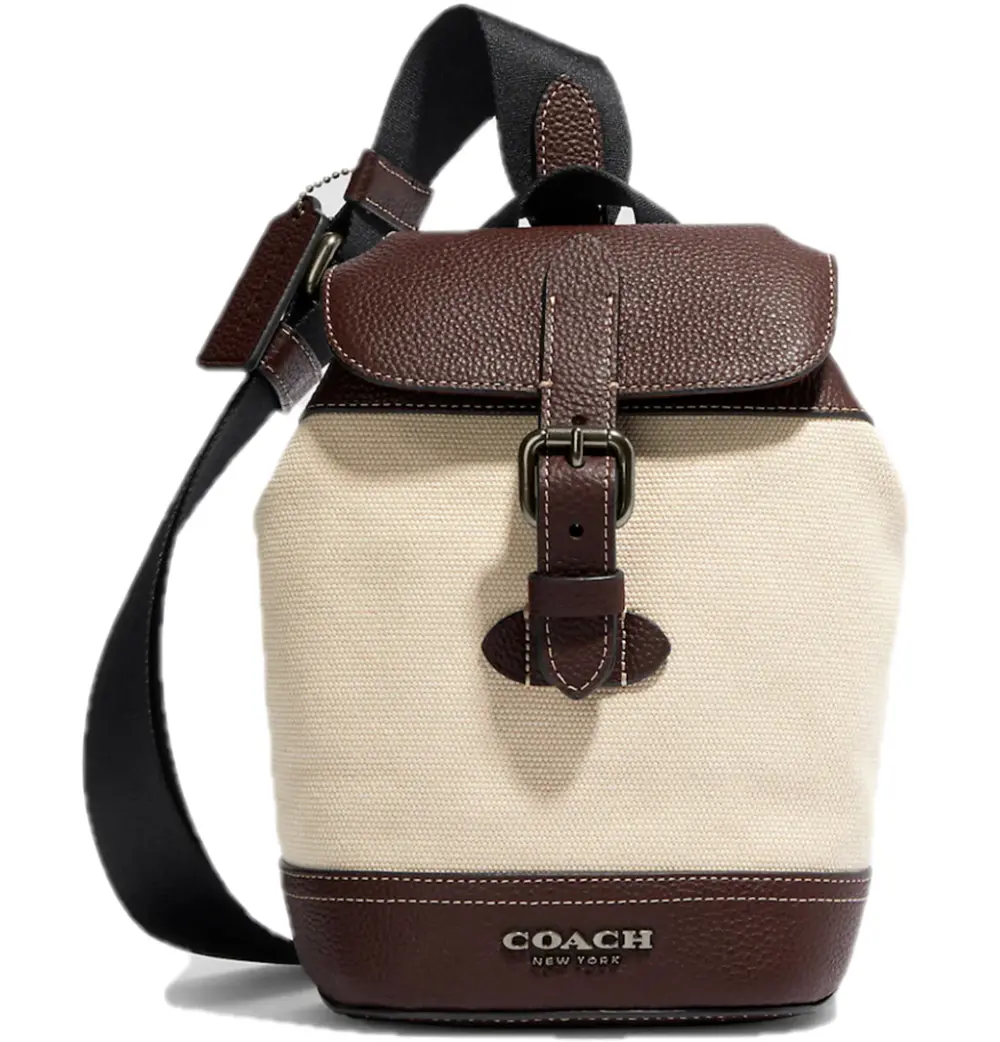 Túi Coach Hudson Small Pack 'Dark Teak' CH074-QBVFX