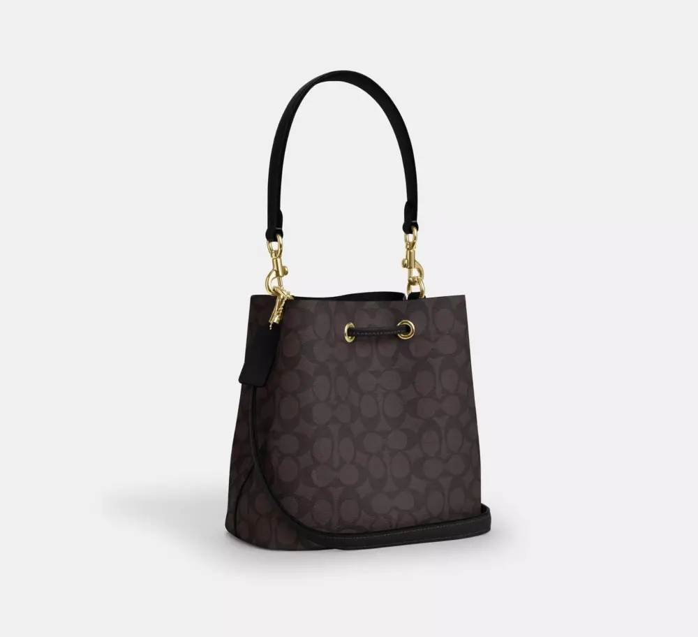 Túi Coach Rowan Bucket Bag 'Walnut Black' CBH07-IMXAQ - Ảnh 3