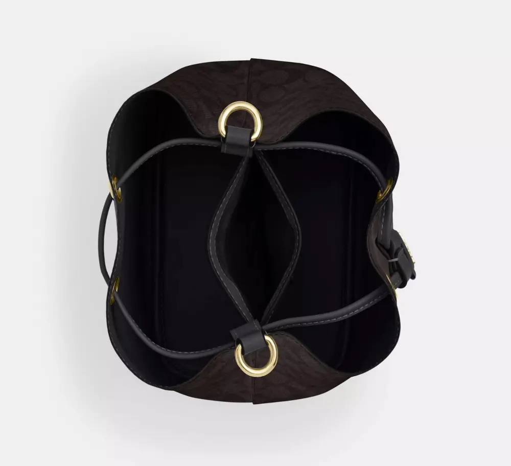 Túi Coach Rowan Bucket Bag 'Walnut Black' CBH07-IMXAQ - Ảnh 4