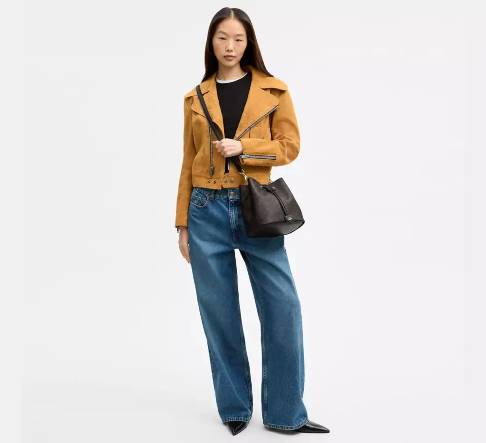 Túi Coach Rowan Bucket Bag 'Walnut Black' CBH07-IMXAQ - Ảnh 5