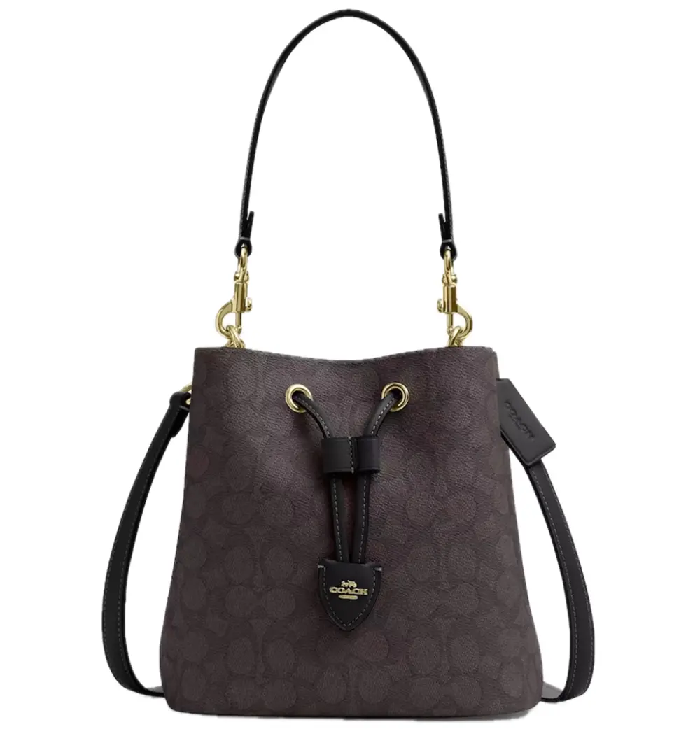 Túi Coach Rowan Bucket Bag 'Walnut Black' CBH07-IMXAQ