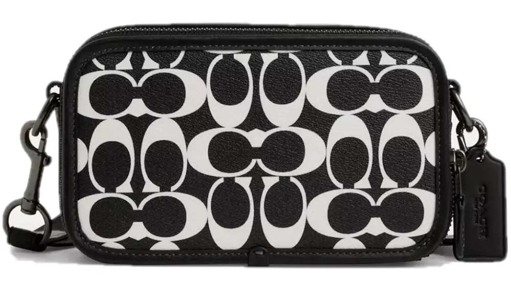 Túi Coach Wyatt Crossbody 'Black White' CP183-QBL77