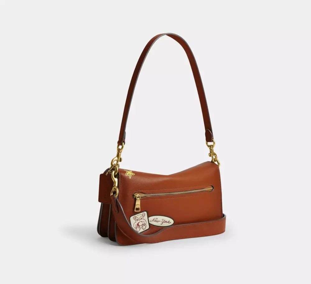 Alternative view of Túi Coach Brain Dead Soft Tabby Shoulder Bag 26 'Brown' CEO08-B4YU1