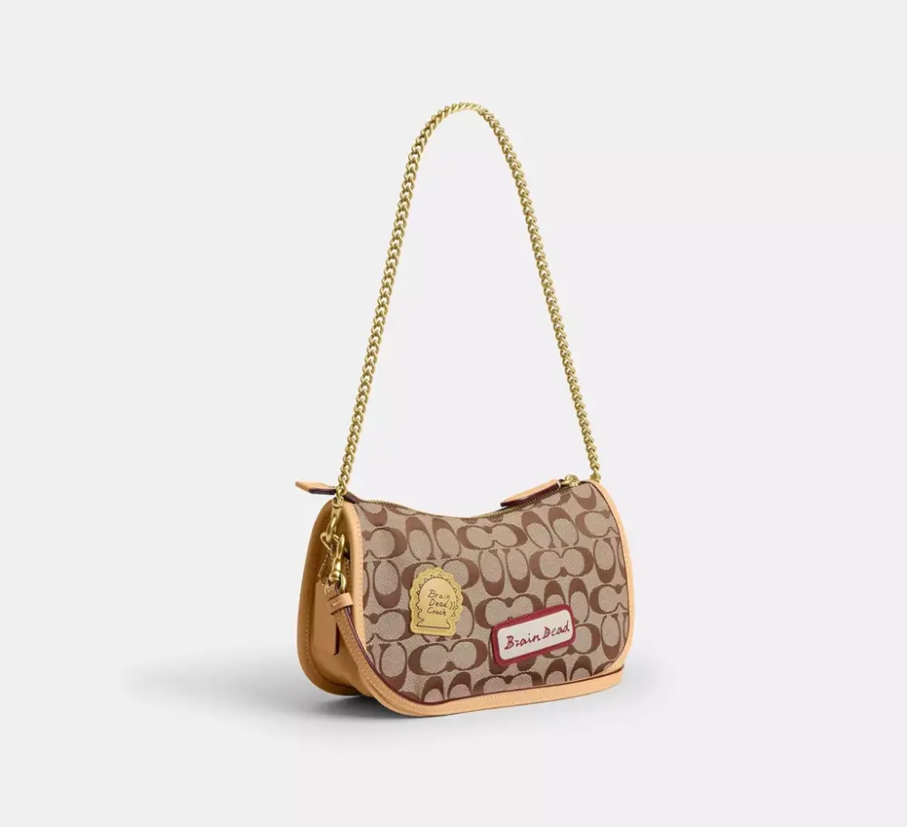 Alternative view of Túi Coach Brain Dead Waverly Bag 'Brass' CEO16-B4KH