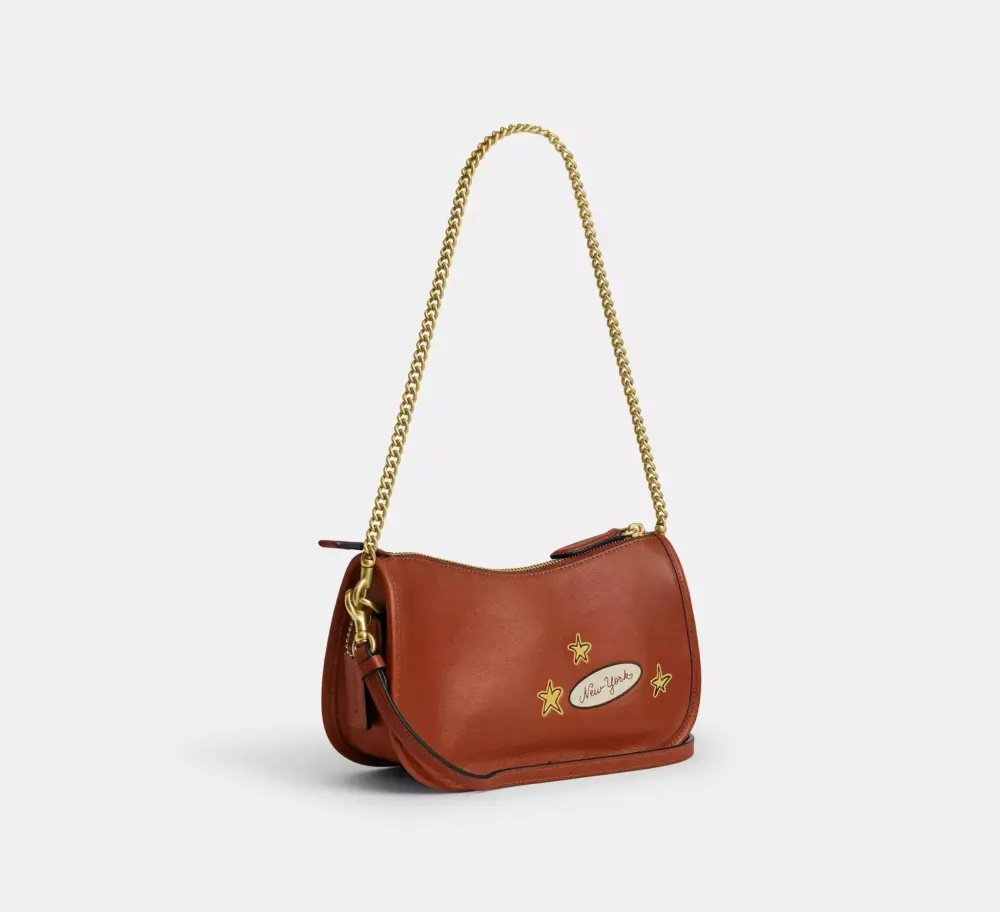Alternative view of Túi Coach Brain Dead Waverly Bag 'Brown' CEV15-B4YU1