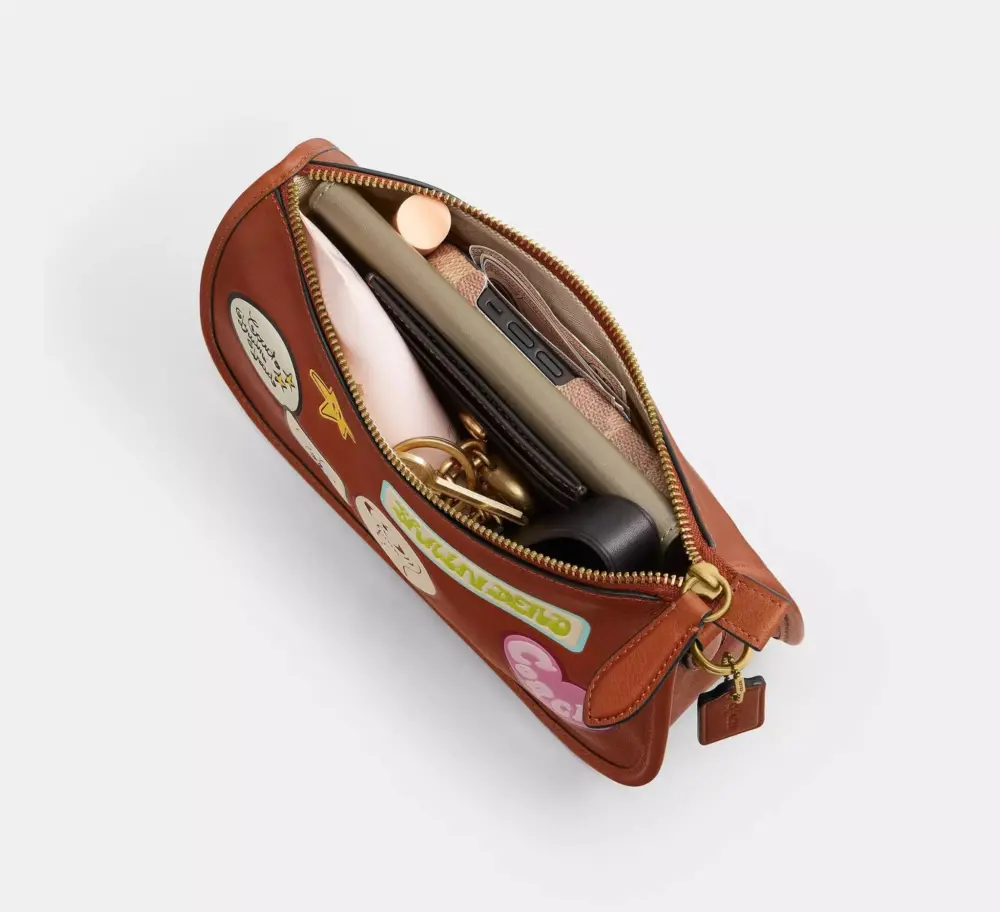 Túi Coach Brain Dead Waverly Bag 'Brown' CEV15-B4YU1 - Ảnh 4
