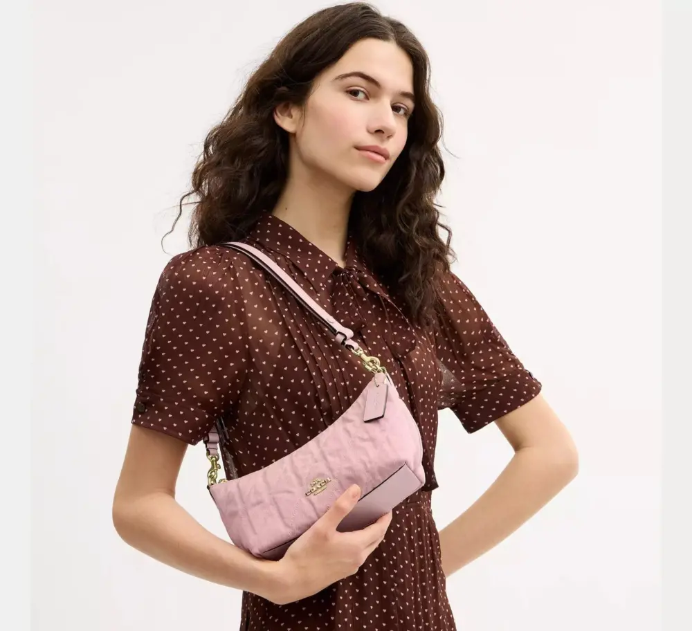 Túi Coach Caitlin Shoulder Bag 'Pink' CEQ62-IMNH1 - Ảnh 4