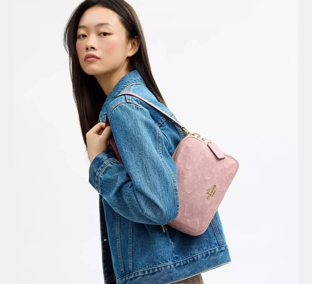 Túi Coach Carey Crossbody Bag 'Pink' CER69-IMNH1 - Ảnh 4