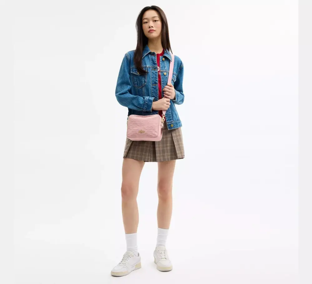 Túi Coach Carey Crossbody Bag 'Pink' CER69-IMNH1 - Ảnh 5